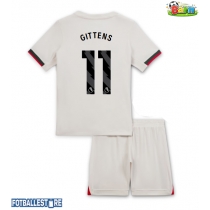 Chelsea Jamie Gittens #11 Bortedraktsett Barn 2025-26 Kortermet (+ Korte bukser)